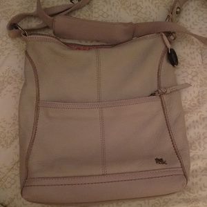 The Sak light purple leather hobo bag